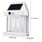 Kit com 2 Luminárias Solares LED | Sensor e 3 Modos -  IP65