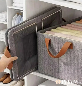 Caixa Organizadora Dobrável SoftBox para Guarda-Roupas e Armários - Preço Promocional!!!