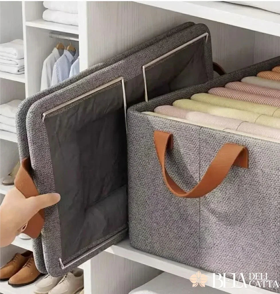 Caixa Organizadora Dobrável SoftBox para Guarda-Roupas e Armários - Preço Promocional!!!