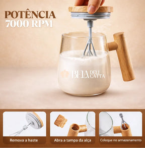 SmartMix Pro Caneca Elétrica Misturadora USB 400ml