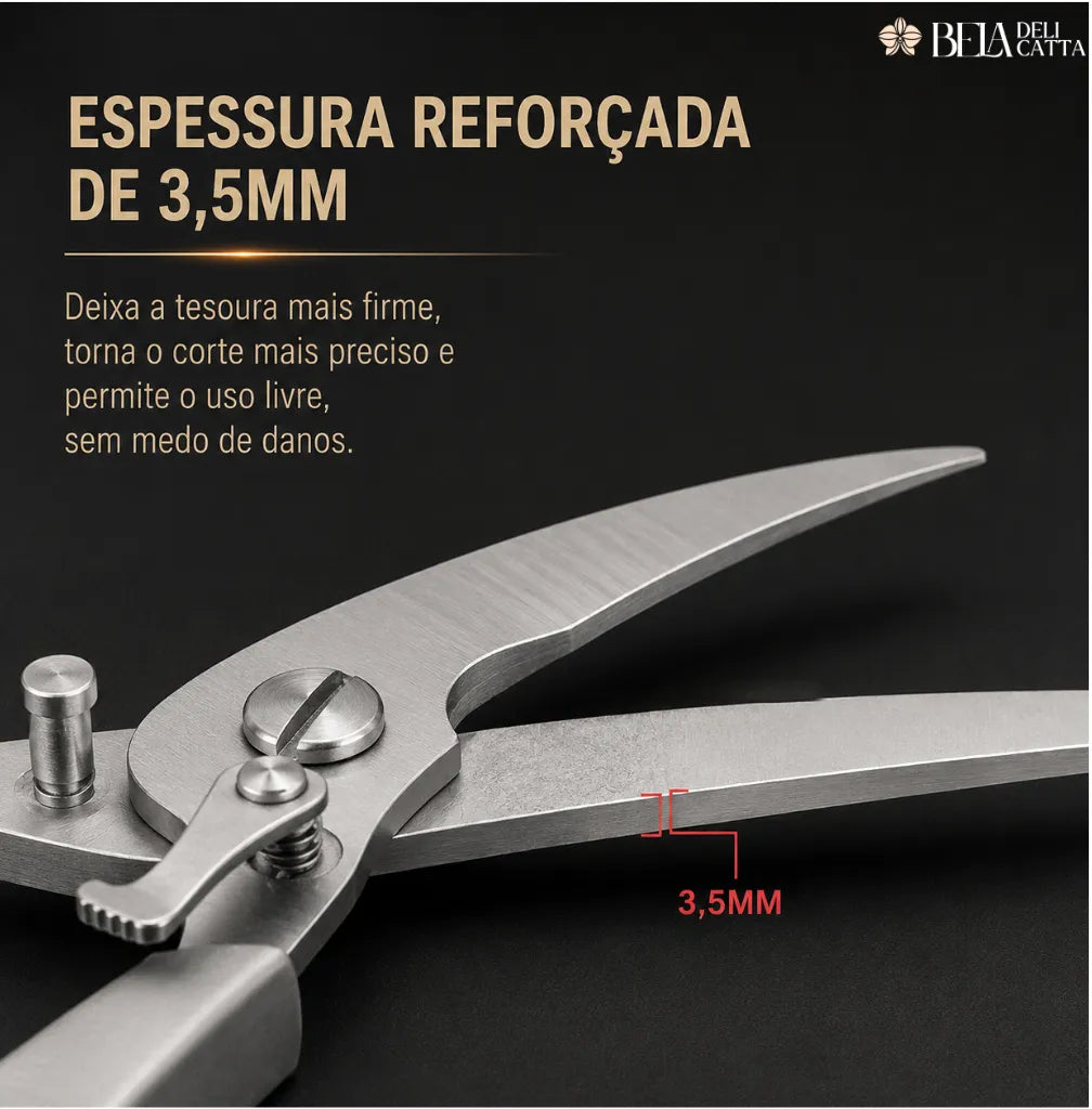 Corte Tudo na Cozinha com Mais Facilidade e Precisão - Tesoura Multiuso