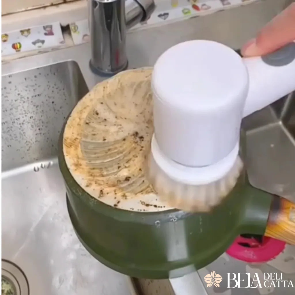 Escova Elétrica de Limpeza  5 em 1 - Multiclean - Leve 2 brindes!!!