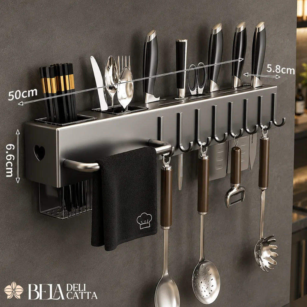 Organizador de Cozinha Multifuncional - Mais Espaço e Menos Bagunça