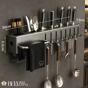 Organizador de Cozinha Multifuncional - Mais Espaço e Menos Bagunça