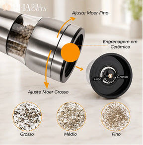 Moa na Hora e Deixe Suas Receitas Muito Mais Saborosas - Moedor Spice Pro