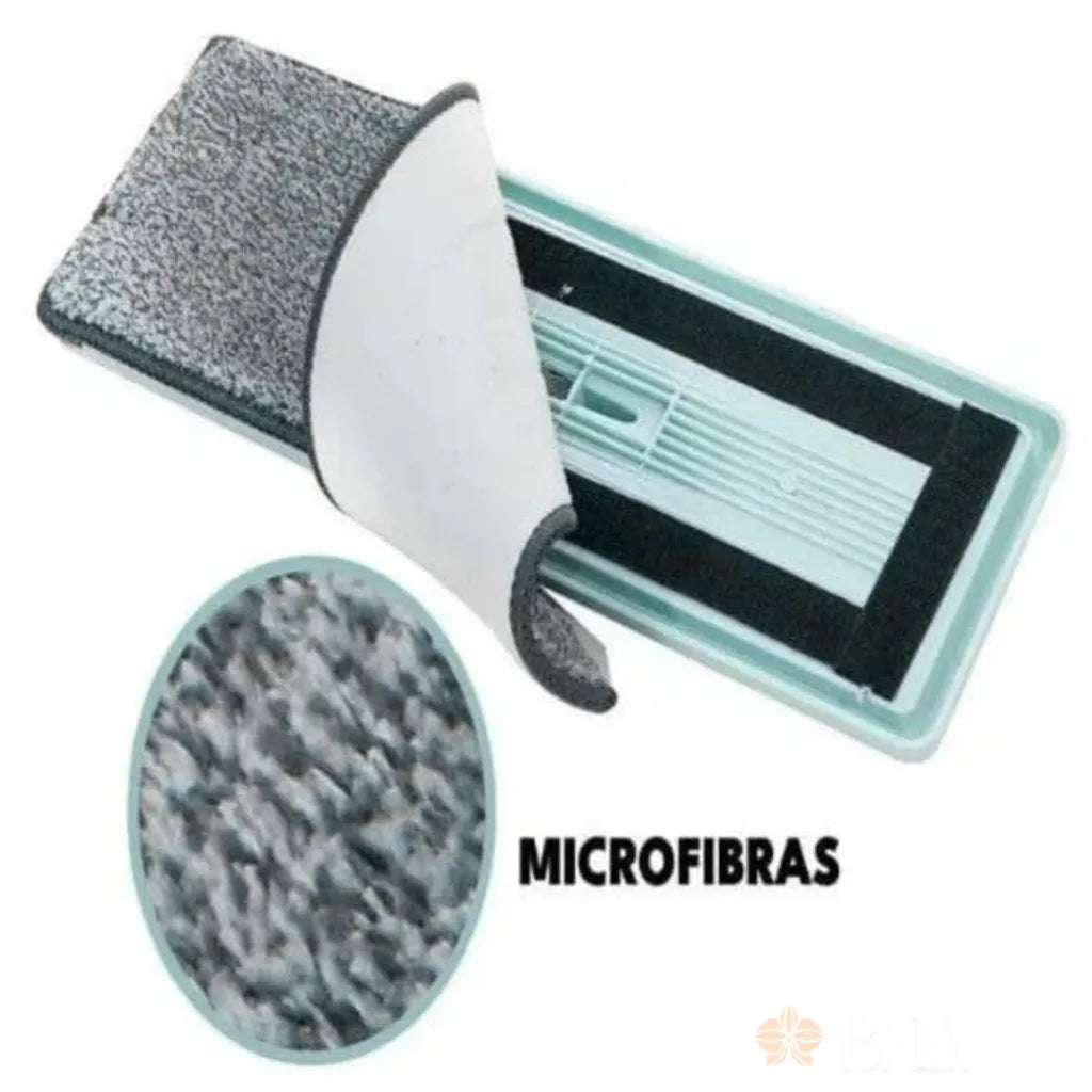 Mop Flat com Balde 6L | 2 Refis e Cabo Extensível Inox