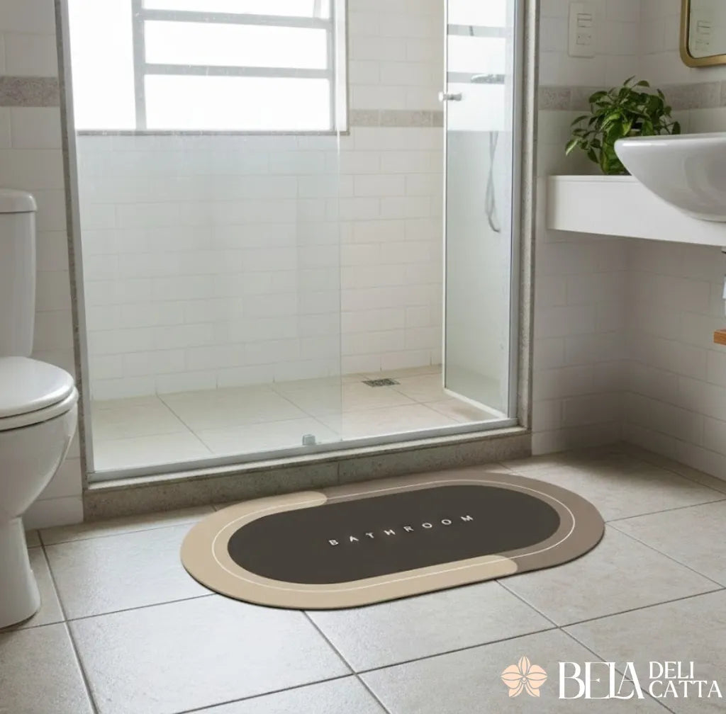 Tapete de Banheiro Antiderrapante e Absorvente