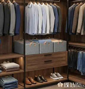 Caixa Organizadora Dobrável SoftBox para Guarda-Roupas e Armários - Preço Promocional!!!