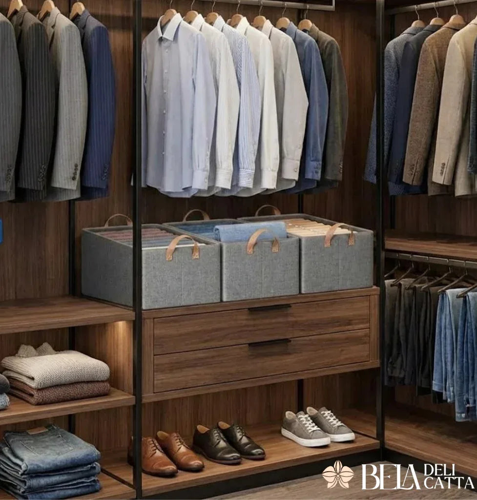 Caixa Organizadora Dobrável SoftBox para Guarda-Roupas e Armários - Preço Promocional!!!