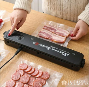 Seladora à Vácuo para Armazenar Alimentos com Máxima Conservação + BRINDE! - Bela Delicatta