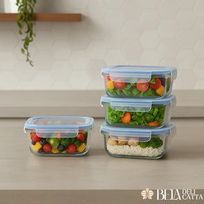 GlassFit – Potes de Vidro com Vedação Premium 370ml - Preço Promocional