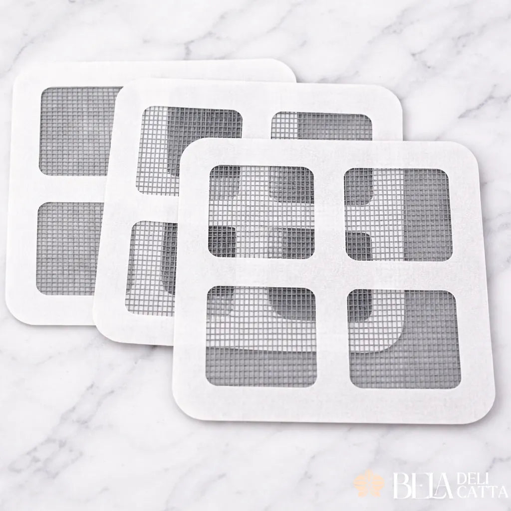 Kit de Protetor de Ralo Adesivo com Tela Descartável Anti Entupimento e Anti Insetos