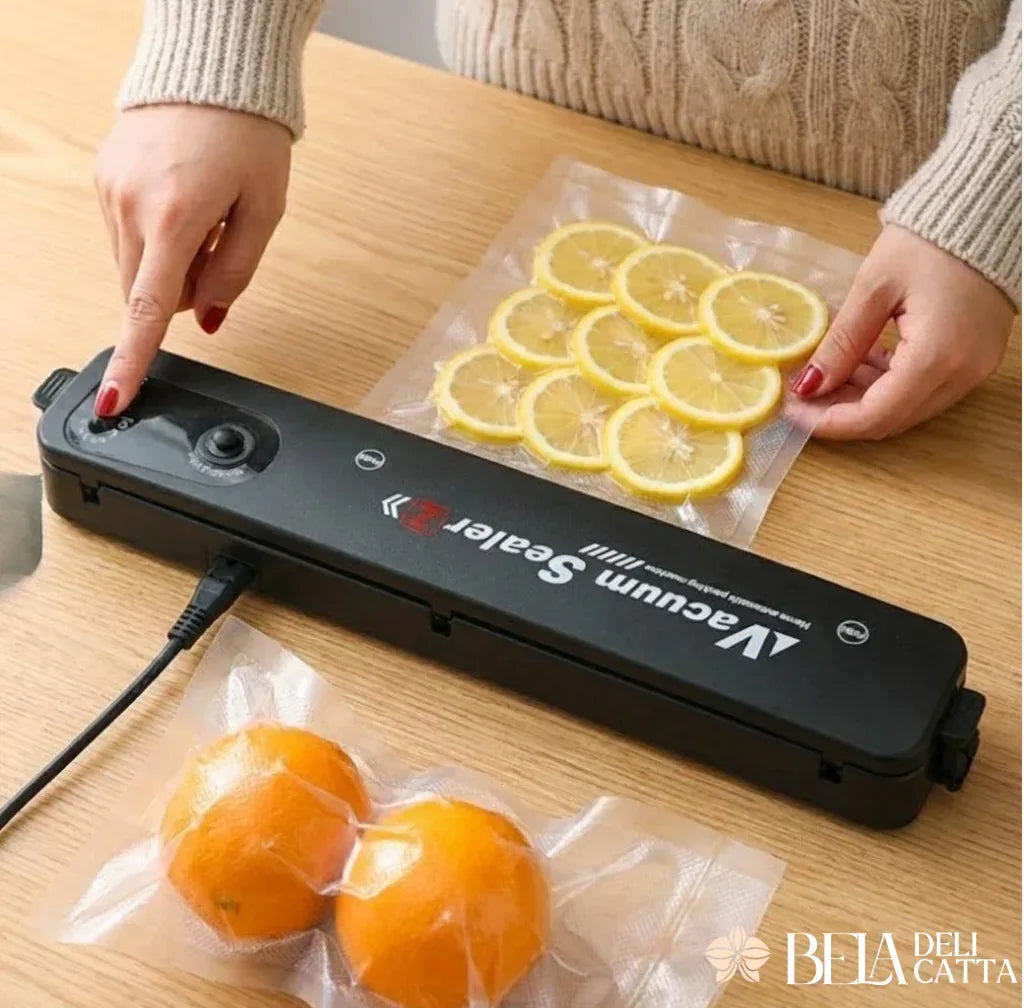 Seladora à Vácuo para Armazenar Alimentos com Máxima Conservação + BRINDE! - Bela Delicatta