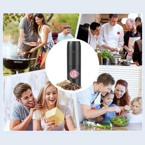 Moedor Elétrico de Sal e Pimenta | Ajuste de Moagem Automático - Bela Delicatta