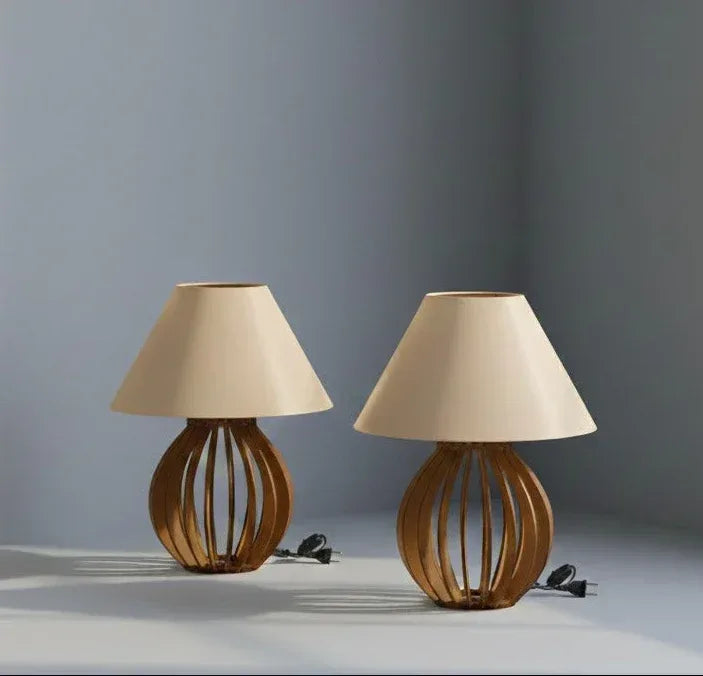 Abajur Clássico com Cúpula – Kit 2 Unidades - Preço Promocional!!! - Bela Delicatta