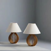 Abajur Clássico com Cúpula – Kit 2 Unidades - Preço Promocional!!! - Bela Delicatta