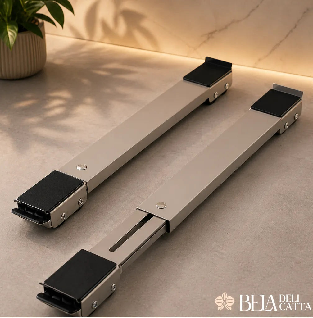 Suporte Ajustável com Freio para Máquina de Lavar e Geladeira – PowerBase 300