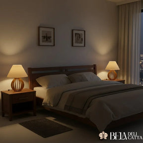 Abajur Clássico com Cúpula – Kit 2 Unidades - Preço Promocional!!! - Bela Delicatta