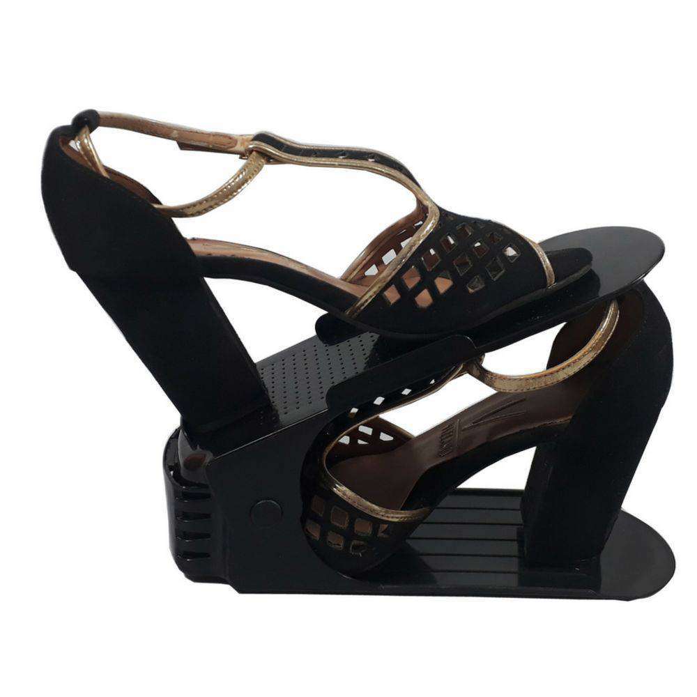 Organizadores de Sapatos | Ajustável e Resistente Preto [COMPRE 5 LEVE 10]