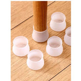 KIT 12 Protetores de Silicone para Pés de Cadeira e Mesa | Antirrisco e Antirruído - Bela Delicatta