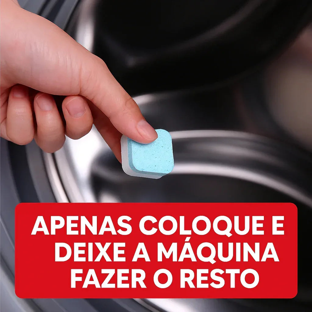 Limpeza Profunda para Máquina de Lavar - Pastilhas TurboClean - Bela Delicatta
